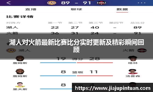 湖人对火箭最新比赛比分实时更新及精彩瞬间回顾